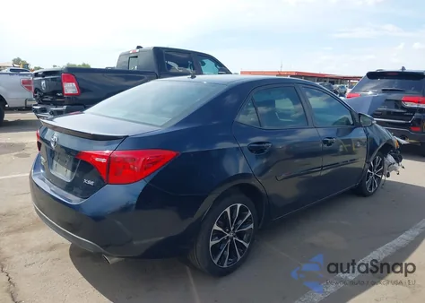 2017 Toyota Corolla Xse z USA, uszkodzony, nr VIN 2T1BURHE2HC872439